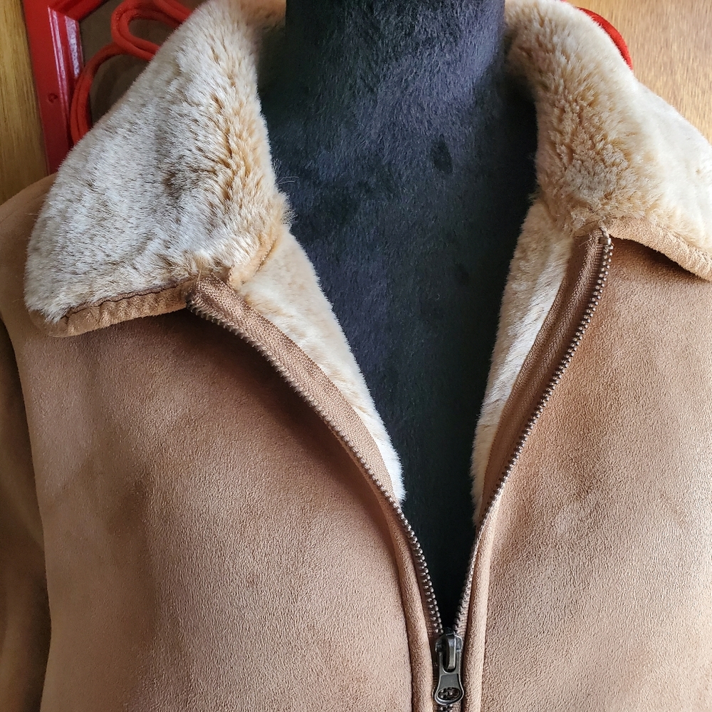 Vintage Coaco New York faux suede